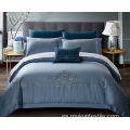 Sábanas de cama de bordado uso de lujo en el hogar
